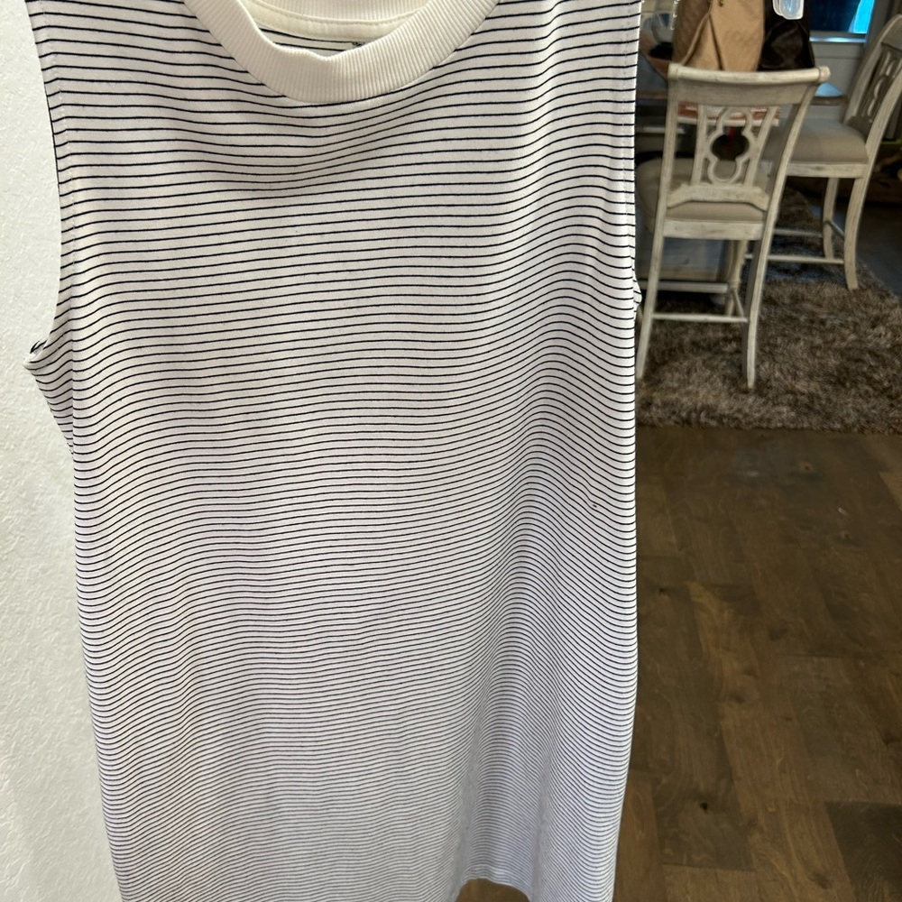 Striped White and Black dress